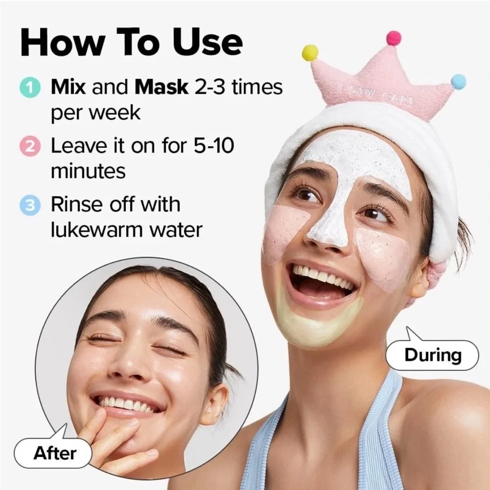 I Dew Care Mini Scoops Beauty Face Mask Set Minis Soothing Hydrating Brightening